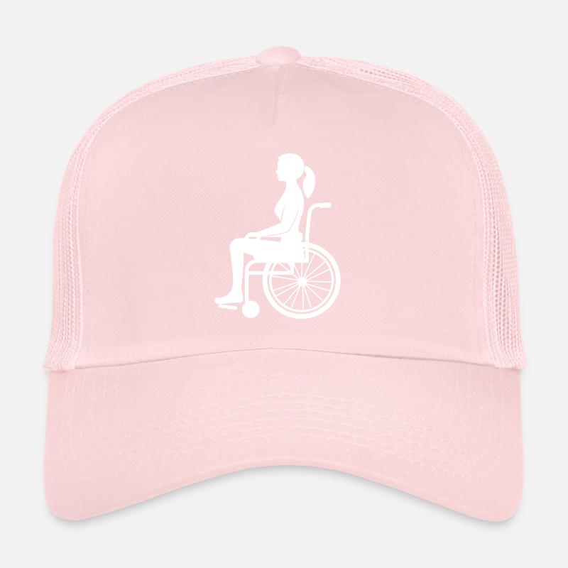 Rollstuhl Dame Trucker Cap