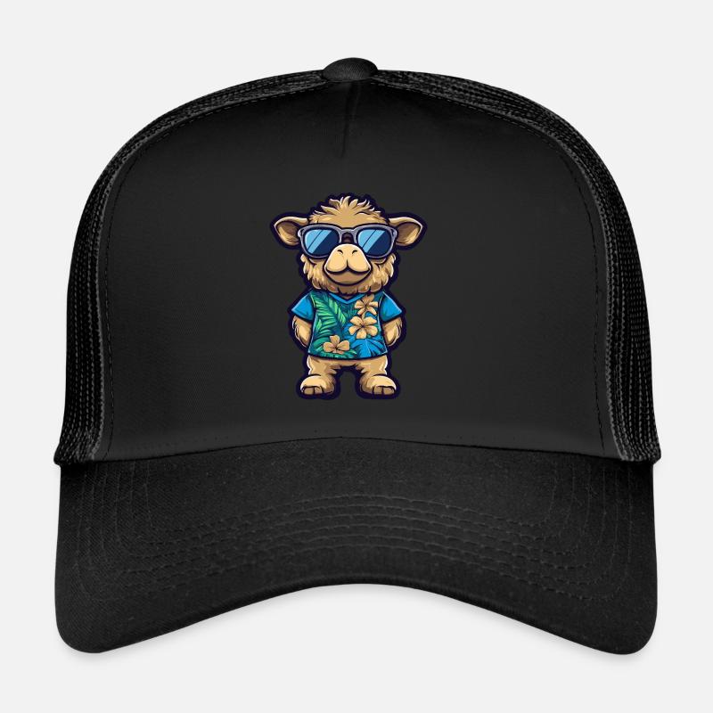 Chameau Bande dessinée Drôle d’été Casquette trucker 