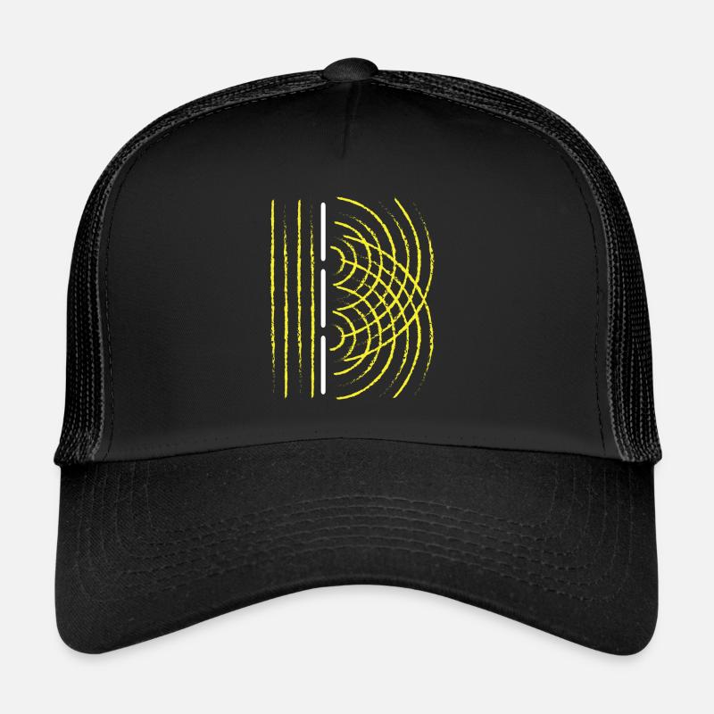 Physiker Interferenz - Trucker Cap - Schwarz/Schwarz