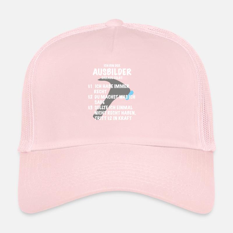 Ausbilder Spruch Geschenk Handwerker Trucker Cap
