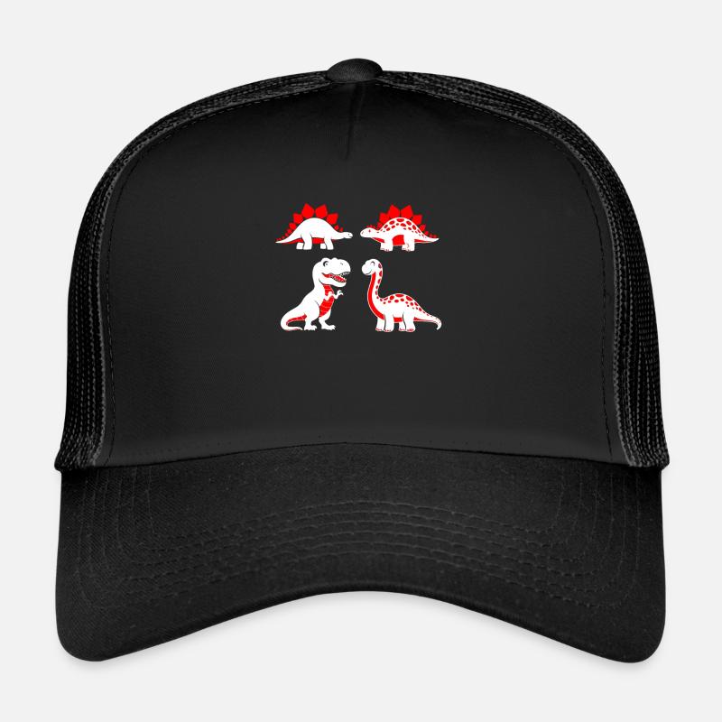 Contrasting baby dinosaurs Trucker Cap