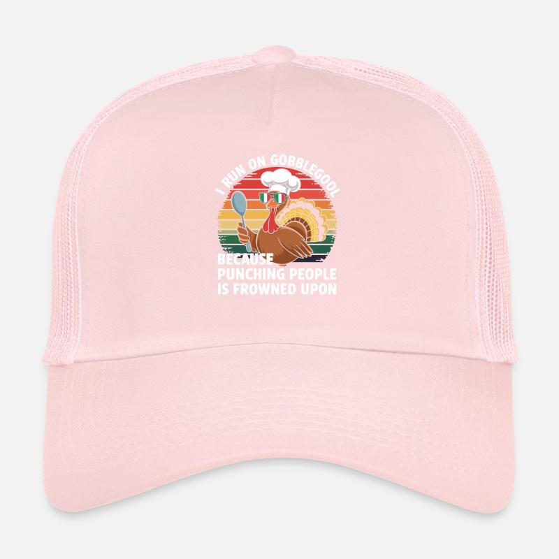 Turkey Day Thanksgiving Day Gobblegool Trucker Cap