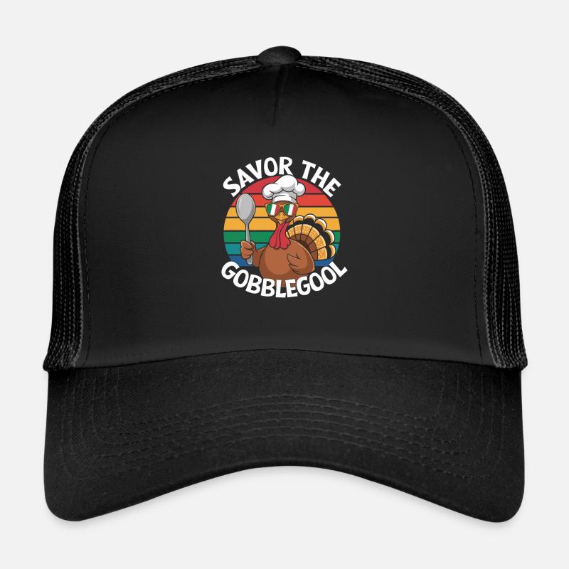 Truthahn-tag Thanksgiving Day Gobblegool Trucker Cap