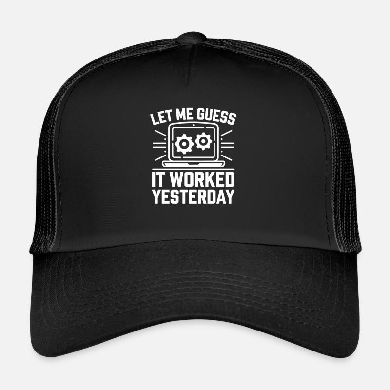 Administrator Support Nerd Computer Tech Trucker Cap