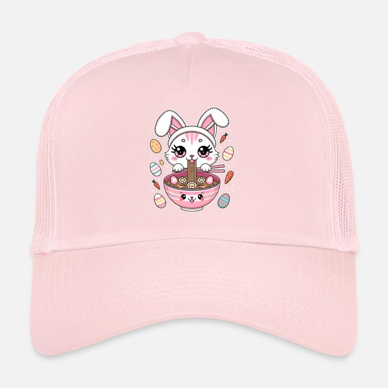 Easter Kawaii Anime Cat Ramen Trucker Cap