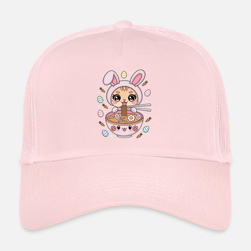Easter Kawaii Anime Cat Ramen Trucker Cap
