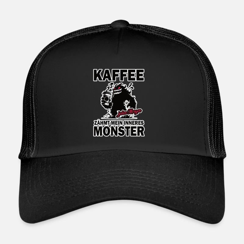 Kaffee zähmt mein inneres Monster Trucker Cap