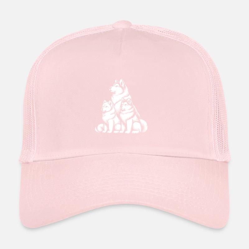 Süßes Schlittenhunde Design – Winterfreunde Trucker Cap