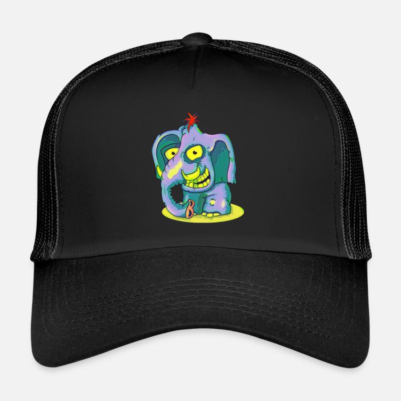 Éléphant coloré Casquette trucker 