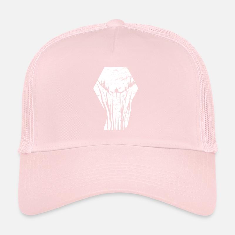 Whitewater Waterfall Canoe Kayak Wave Gift Trucker Cap