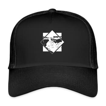 Dettifoss Iceland Iceland waterfall nature design - Trucker Cap - black/black - Front
