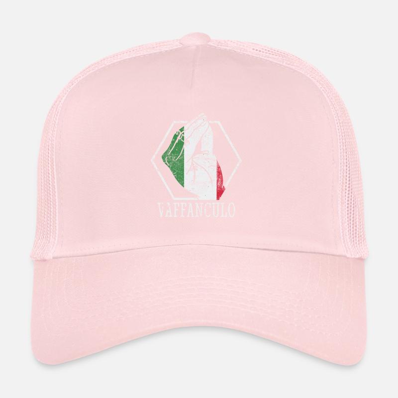 Drôle italienne Italie Vaffanculo geste hand Casquette trucker 