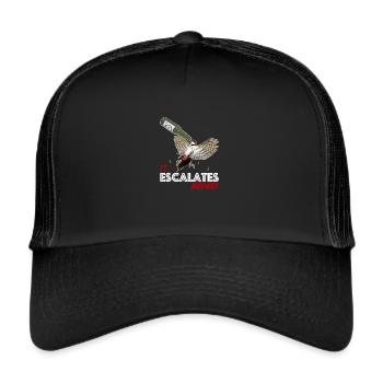 It still escalates woodpecker beer disco - Trucker Cap - black/black - Front