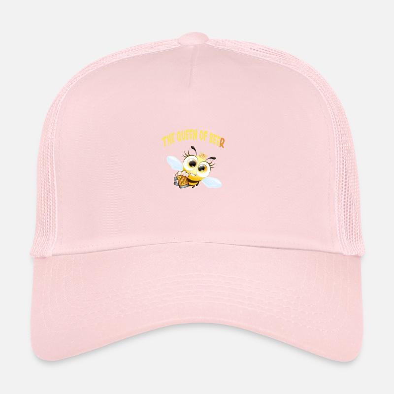 Queen Bee Beer King Cocktail Disco Casquette trucker 