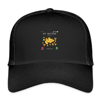 Bees Colony Honey Call Beekeeper - Trucker Cap - black/black - Front