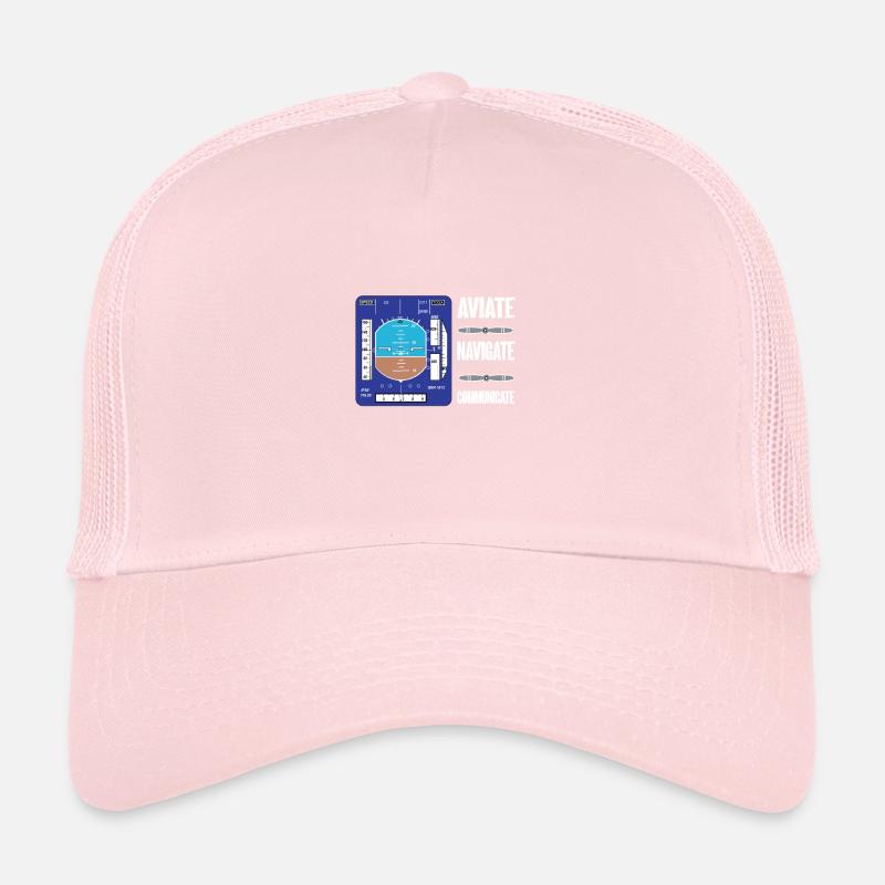 Luftfahrt Flieger Design Künstlicher Horizont Trucker Cap