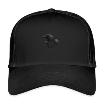 Black Raven Steampunk - Trucker Cap - black/black - Front