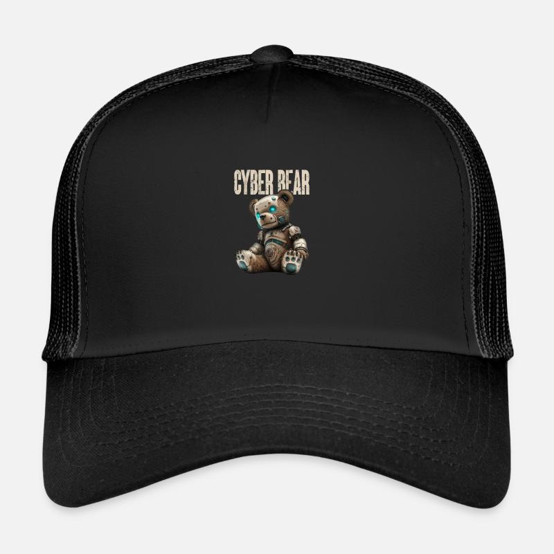 Science Fiction Bär Roboter Trucker Cap