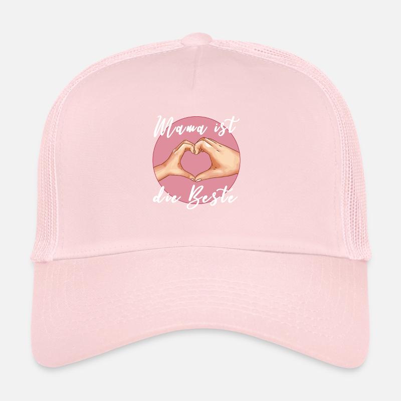Mama ist die Beste - Herzhand Muttertag Geschenk Trucker Cap