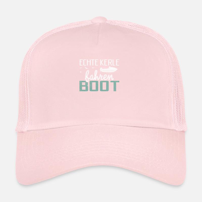 Echte Kerle fahren Boot Bootsbesitzer Kapitän Trucker Cap