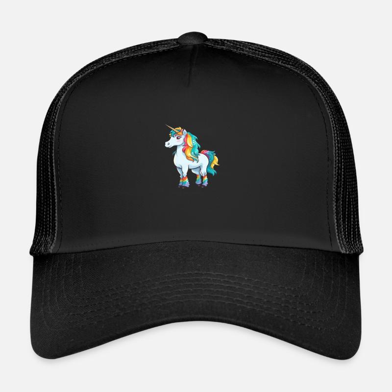 Comic lustiges kleines Einhorn Trucker Cap