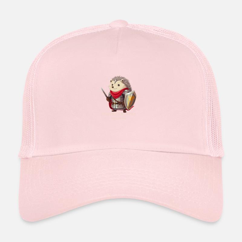 Stachelritter Comic Igel Ritter Gartenwächter Trucker Cap