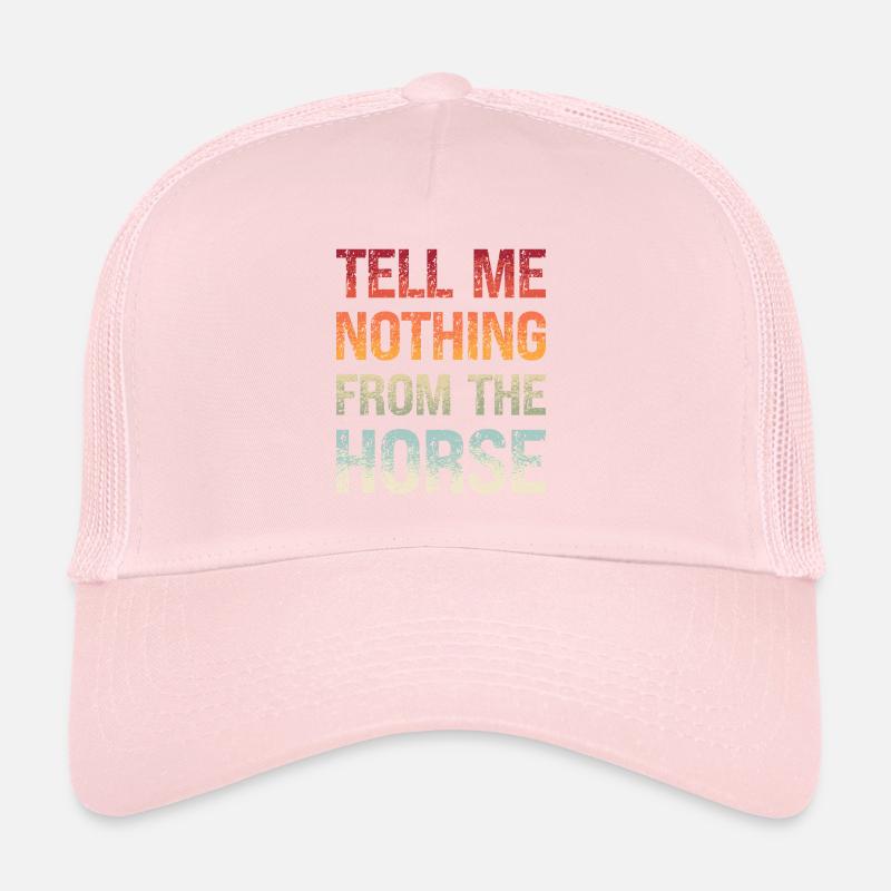 Denglisch Erzähle Mir Nix Vom Pferd Spruch Trucker Cap