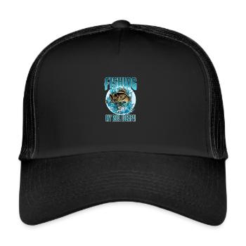 Perch Fishing Freshwater Fish - Trucker Cap - black/black - Front