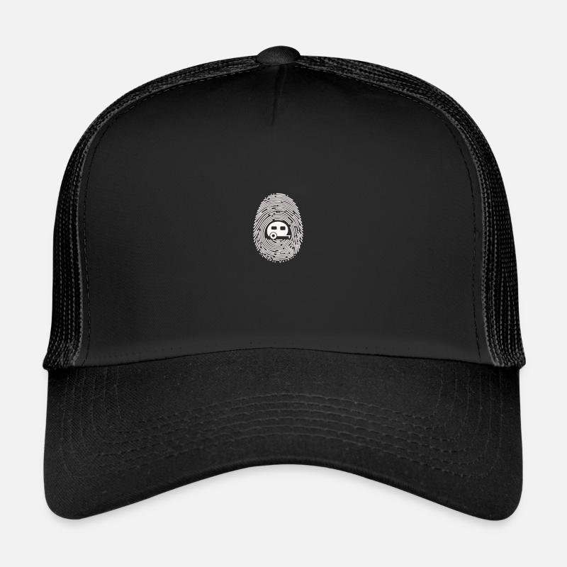 Fingerprint Wohnwagen Camper Trucker Cap