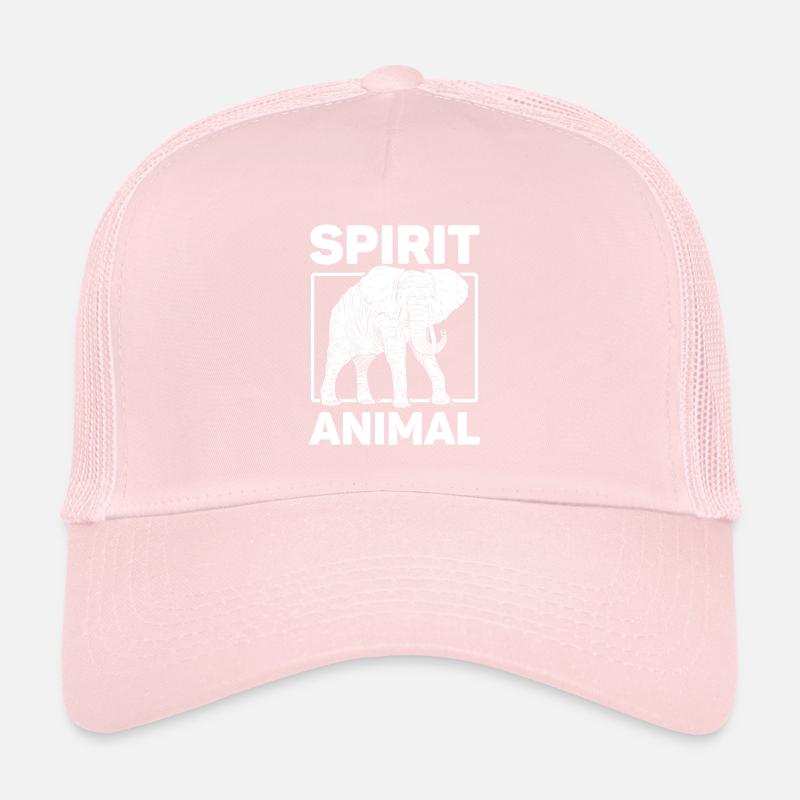 Conception d’animaux d’ d’éléphant rétro Casquette trucker 
