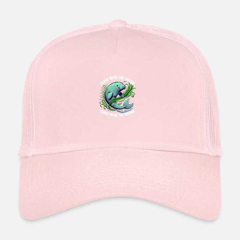 Dugong dances underwater Trucker Cap