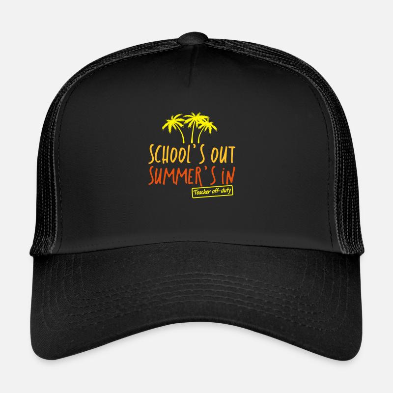 de sortir de l'école drôle de professeur en service au large de l'été Casquette trucker 