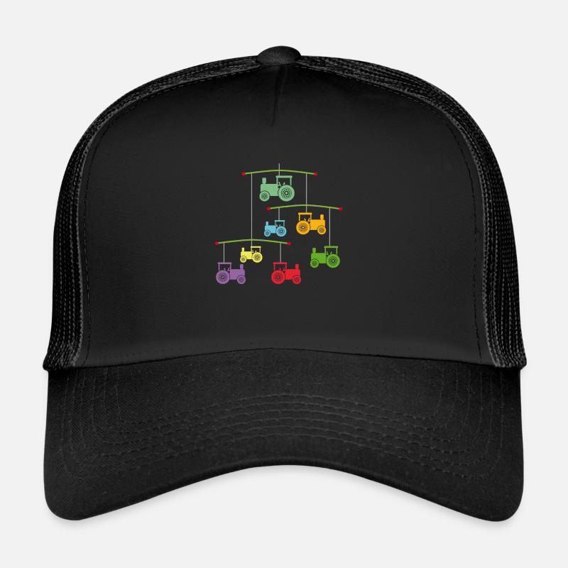 Traktor Mobilé - Trucker Cap - Schwarz/Schwarz