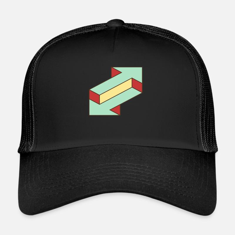 Flèche illusion Casquette trucker 