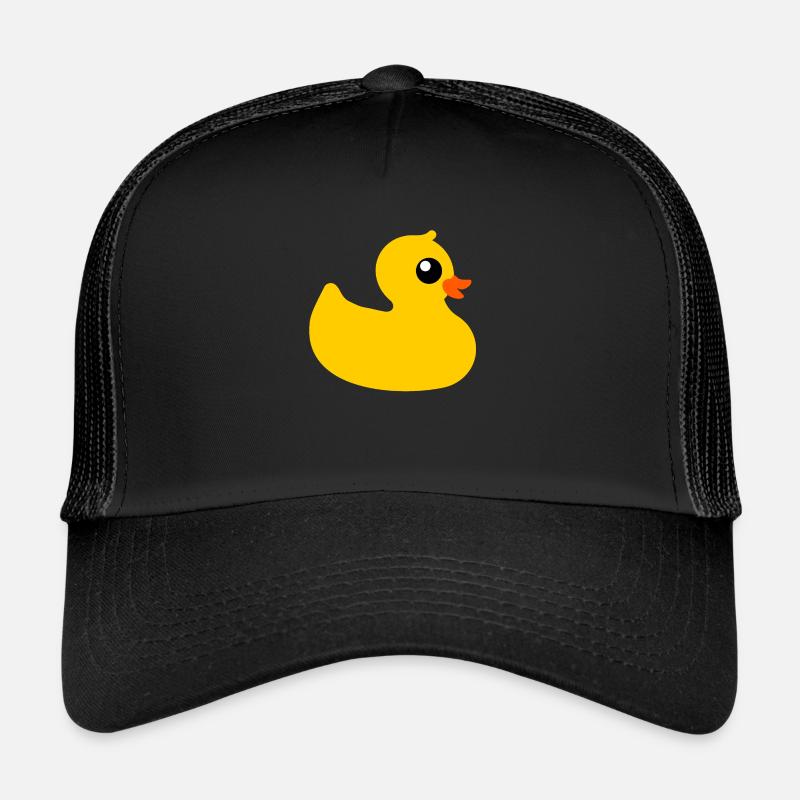 Quietscheentchen - Trucker Cap - Schwarz/Schwarz
