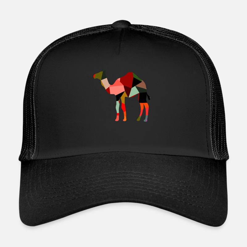 Kamel - Trucker Cap - Schwarz/Schwarz