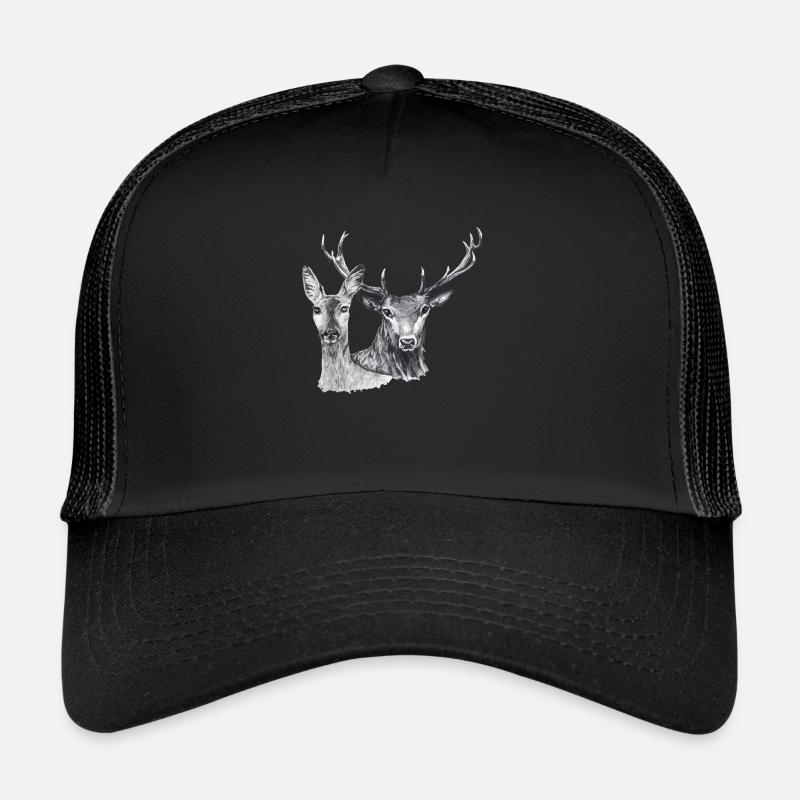 Roe deer and deer Trucker Cap