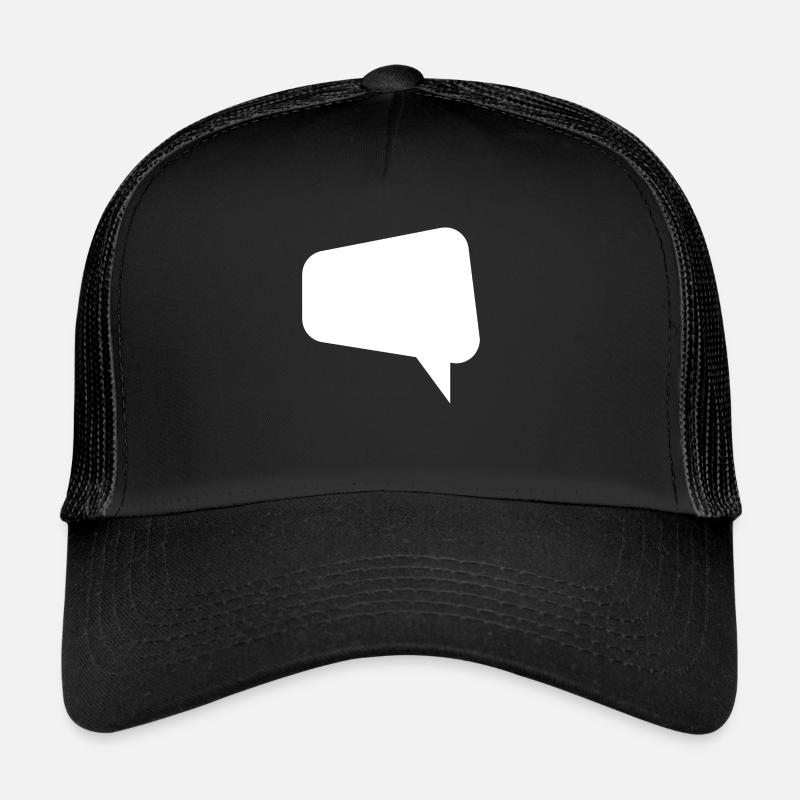 Speech Bubble Thought Bubble Label Speechbubble Trucker Cap