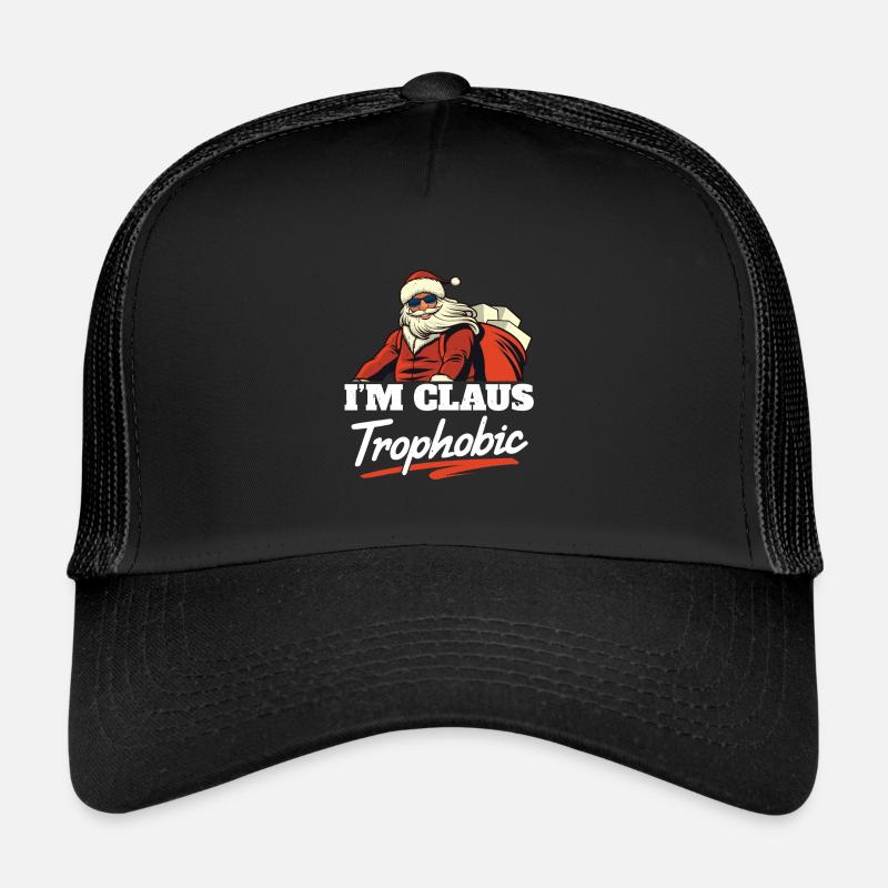 Anti noel - Casquette trucker  - noir/noir