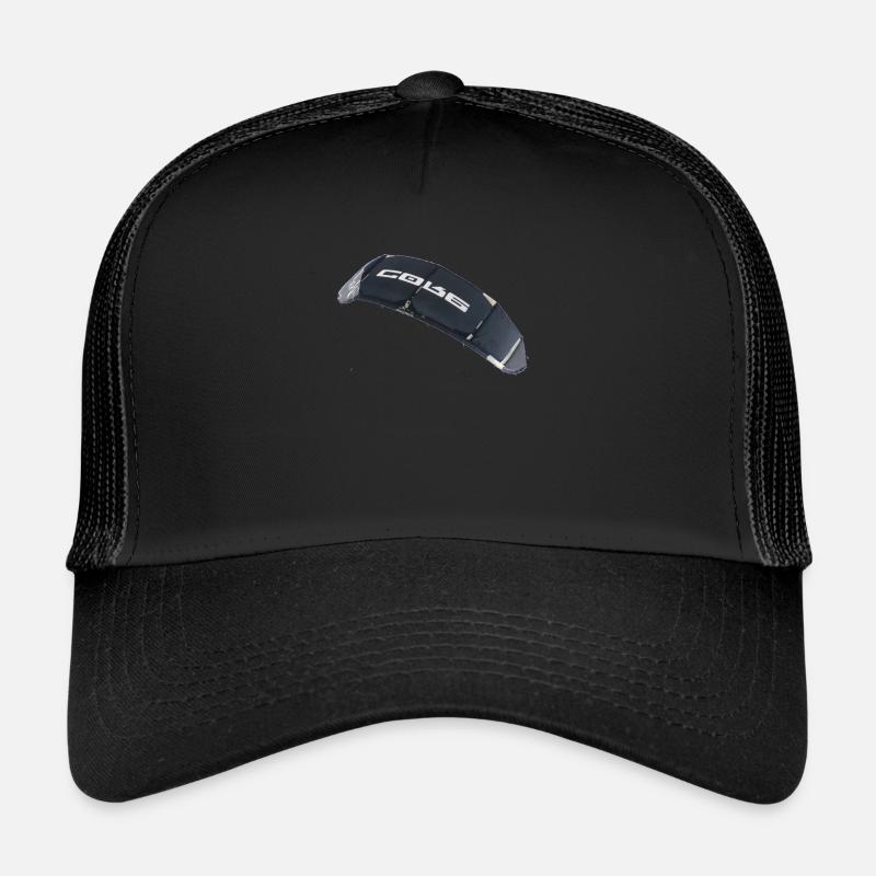 kite Kitesurfen co3 - Trucker Cap - Schwarz/Schwarz