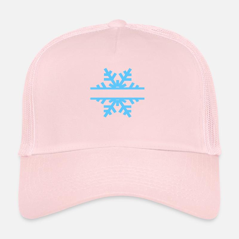 flocons de neige Casquette trucker 