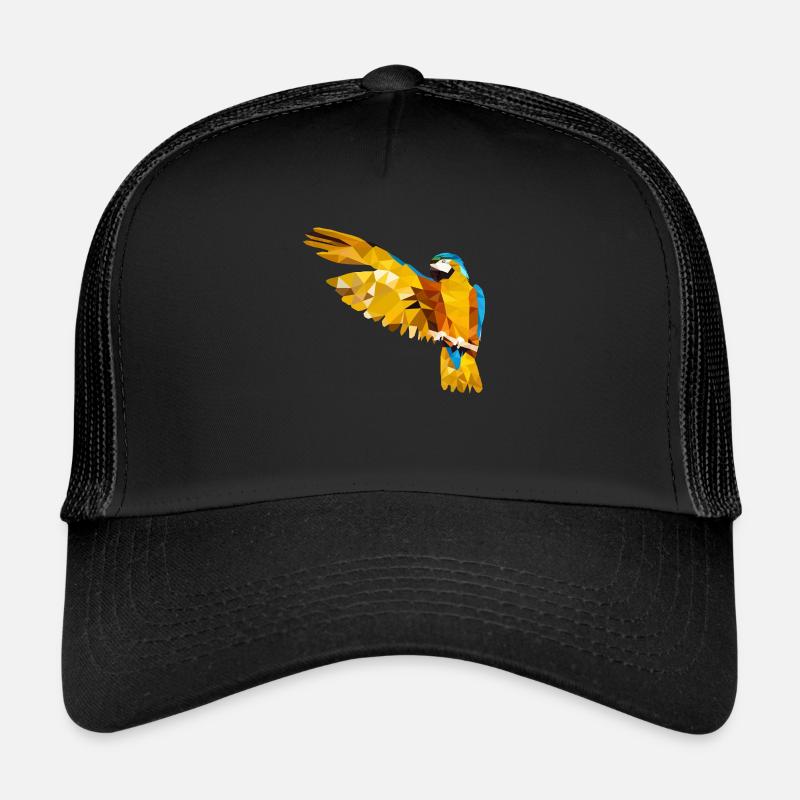 Parrot polygon bird Trucker Cap