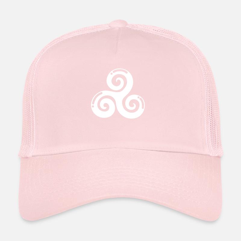 celtic triskele blanc cadeau original Casquette trucker 