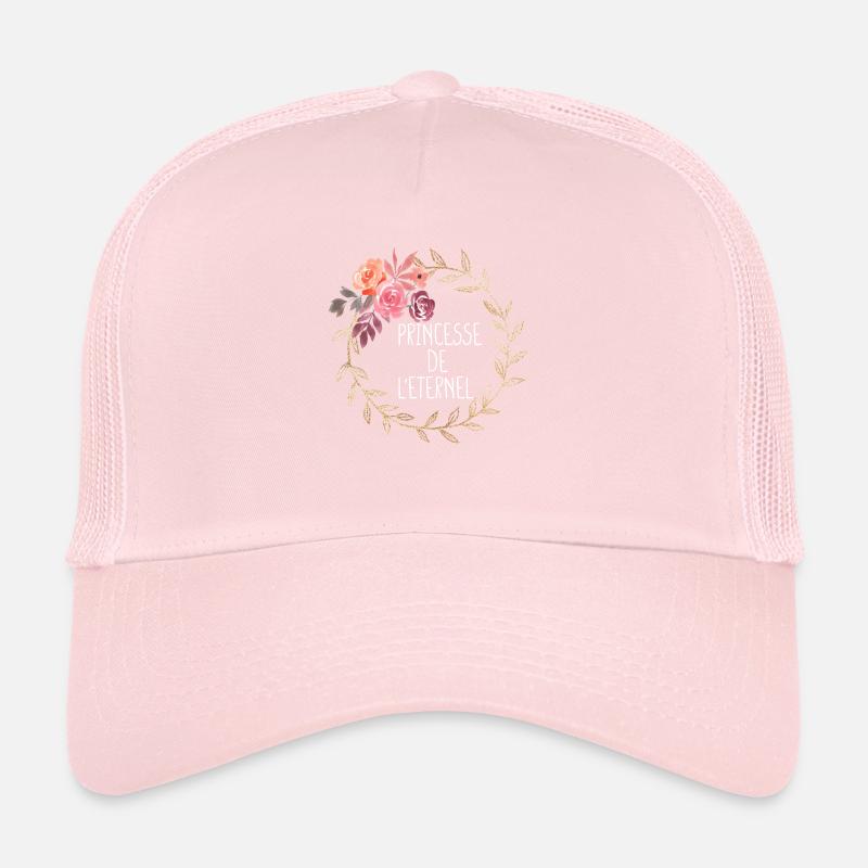 Princesse de l éternel, couronne de fleur Casquette trucker 