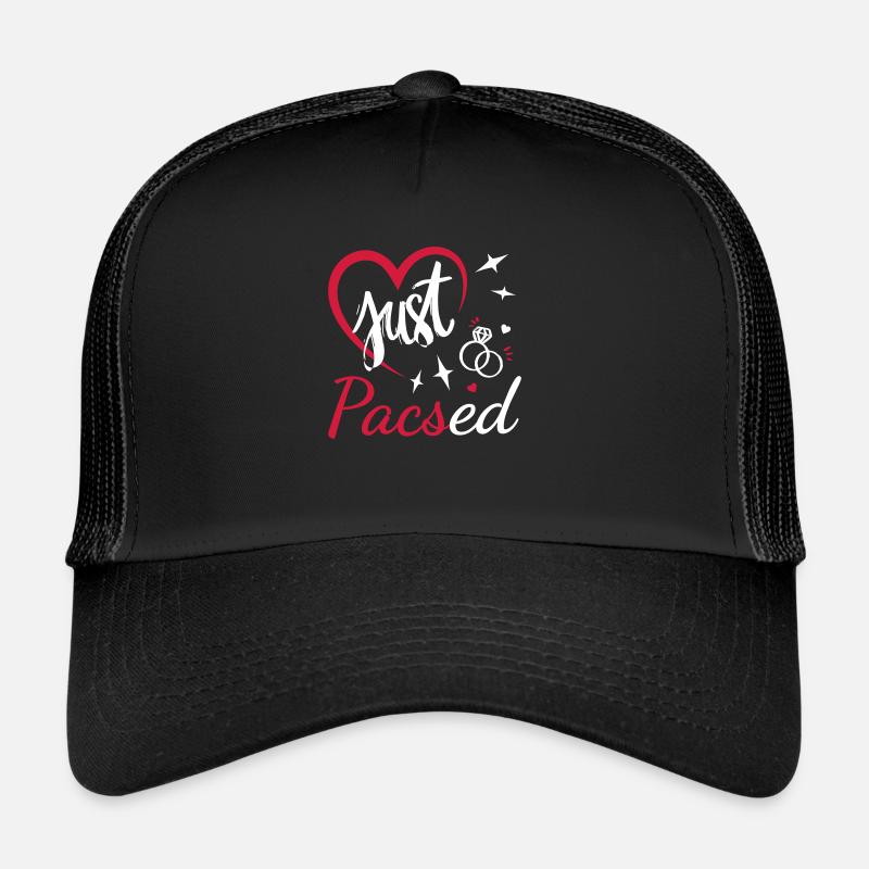Just pacsed - Trucker Cap - Schwarz/Schwarz