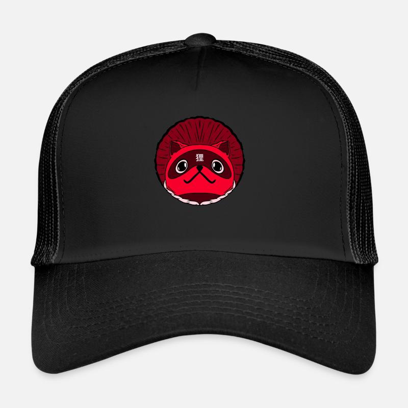 Tanuki, der Waschbär Trucker Cap