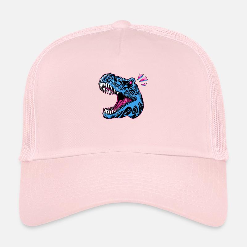 T rex Maori Pop Trucker Cap