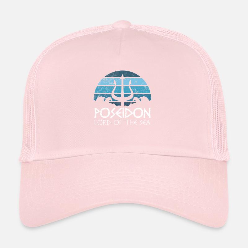 Altgriechischer Gott Poseidon Geschenk für einen Trucker Cap