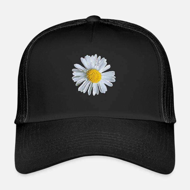 Fleur Marguerites fleurs Design Casquette trucker 