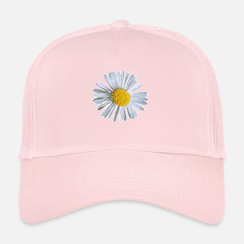 Fleur Marguerites fleurs Design Casquette trucker 